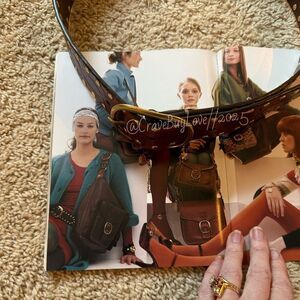 COACH 1941 BLEECKER STUDDED EMBOSSED BELT 2007 BLACK LEATHER STYLE 90042 $168